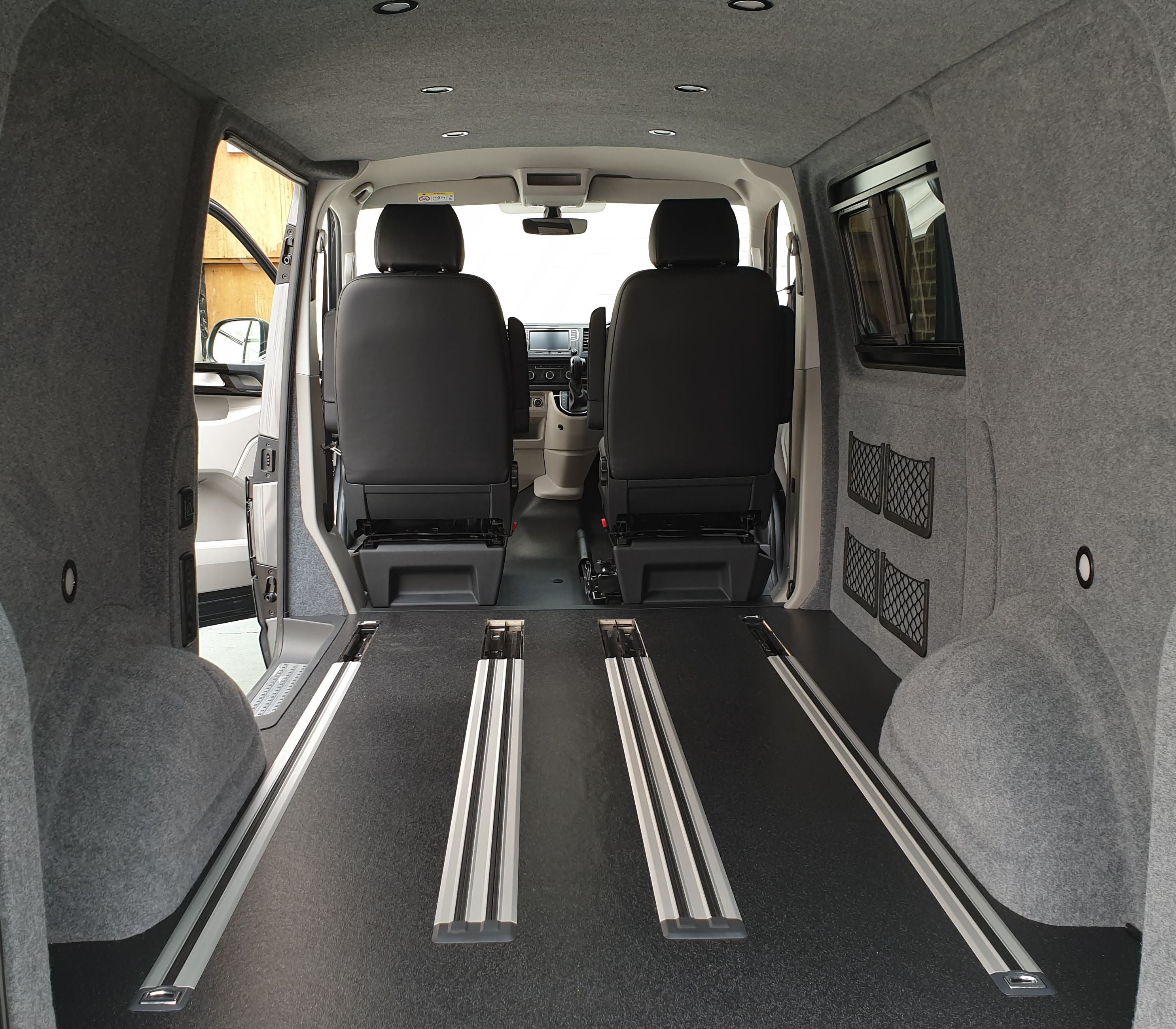 Van Conversion with Full Carpet Lining 