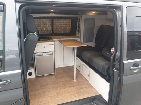 Van conversion rib seats isofix