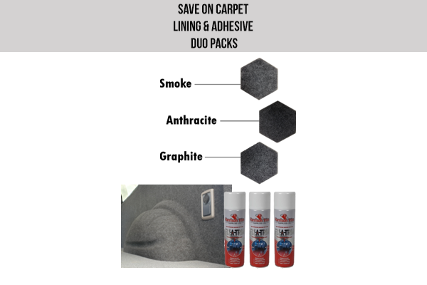 Carpet lining banner