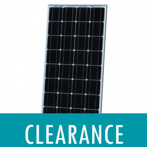 T6 SWB Silver Roof Rails, Cross Bars & Rigid 100w Monocrystalline Solar Panel