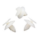 Hidden Panel Clips White (Pack of 100)