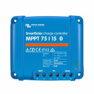 15A 12V/24V Victron SmartSolar MPPT Controller up to 75V Solar Input with Bluetooth